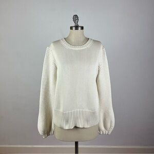 Mih Jeans Cream Lova Knit Sweater